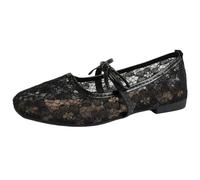 Générique Women's Bow Round Toe Ballet Flat,Ballerine à Bout Rond à nœud Papillon Femme EU37-42