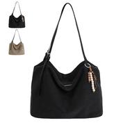 Générique Women's Casual Canvas Shoulder Bag, Large Capacity Retro Crossbody Bag, Relaxed Versatile Simple Commuter Travel Bags