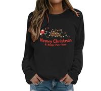 Générique Womens Clothing Mochi Sweater Femme Unisexe Tenues Vêtements De Noël Pull Noel Plaid Tendance a Capuche Moche Sweatshirt pour Imprimé Femmes