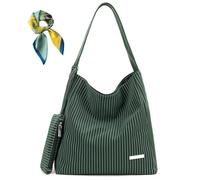 Générique Women's Drawstring Striped Casual Shoulder Bag,Vegan Leather Large Capacity Purse,Top Rope Handle Totes for Work Daily