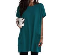 Générique Women's Fashionable Casual Loose Top Vert 3XL