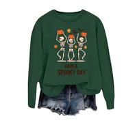 Générique Womens Halloween Sweatshirts Cute Sweatshirt Hoodie Women Fall Trendy Hoodies Sweater Ladies Costumes for Fleece Zip Up Women's