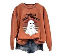 Générique Women's Halloween Sweatshirts Sweatshirt Long Sleeve Pullover Hoodies Tops Womens Casual Haloween for Women UK Costumes Fall Trendy Sweater 2025 Zip Hoodie