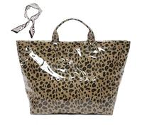Générique Women's Letters Print Tote Bag,PVC Trendy Tote for Women,Trendy Plastic Tote Bag,Clear Hobo Handbag (N)