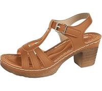 Générique Women's Low Wedge Heels 2026 Spring Summer Trendy Open Toe Shoes Adjustable Ankle Strap Pu Leather Sandals Comfortable Wedges Beach for Office Casual Shoes (Brown,39)