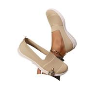 Générique Womens Mesh Loafers Lightweight Casual Flats | Knit mesh upper, air cushion sole, non-slip outsole, orthopedic comfort, indoor outdoor casual.
