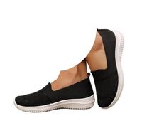Générique Womens Mesh Loafers Lightweight Casual Flats | Knit mesh upper, air cushion sole, non-slip outsole, orthopedic comfort, indoor outdoor casual.