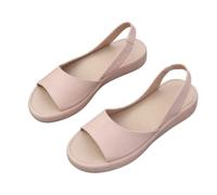 Générique Women's Orthopedic Platform Sandals Open Toe Comfortable Walking Shoes Casual Slingback Summer Sandals with Arch Support (pink,38)