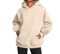 Générique Womens Oversized Hoodies Oversized Winter Cute Sweatshirts Casual Loose Comfy Fall Winter Pullover Tops (4,TTG)