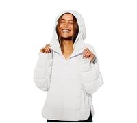 Générique Women's Quilted Pullover Puffer Jacket, Womens Oversized Puffer Jacket, Warm Winter Down Jackets (White,TTG)
