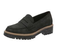 Générique Women's Slip on Penny Loafers Shoes,Comfort Suede Platform Chunky Shoes for Work,Casual Women's Lug Sole Loafers