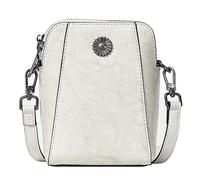 Générique Women's Soft Leather Mobile Phone Bag Messenger Bag, Soft Leather Mobile Phone Bags, Shoulder Purse for Women (White)
