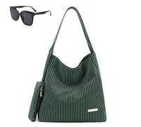 Générique Women's Striped Casual Shoulder Bag,Lightweight Waterproof Stripe Handbag,Large Capacity Striped Tote Bag