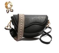 Générique Women's Stylish Saddle Crossbody Bag,Retro Casual PU Leather Shoulder Bag,Large Capacity Versatile Underarm Small Satchel