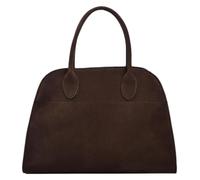 Générique Women's Suede Purse Vintage Top Handle Bag,Large Capacity Suede Tote Bags,Adjustable Strap Daily Sling Bag