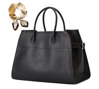 Générique Women's Vintage Top Handle Handbag, Trendy Large Capacity Suede Crossbody, Casual Hobo PU Leather Work Shoulder Bag