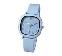 Générique Women's Watches, Fashionable Silicone Strap Casual Clock Timepiece, Solid Color Waterproof Fashion Watch for Birthday, Commuting Mother Girlfriend Teen Kids Girl Daily Wear and Use