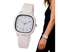 Générique Women's Watches - Silicone Strap Casual Clock, Solid Color Waterproof Fashions Watch, Precise Quartz Movements, Comfortable Band, for Birthday Exams Commuting Mother