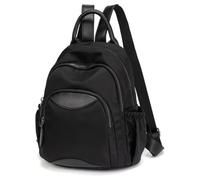 Générique Women's Water Resistant Oxford Cloth Backpack, Large Capacity Lightweight Daypack for Work, Travel & College (Black)