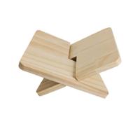Générique Wood Book Display Rack - Book Holder Wooden | Space-Saving Storage Rack | Books Storage Holder | for Women Men Adults Kitchen Exhibition Room Home Living Room Bedroom