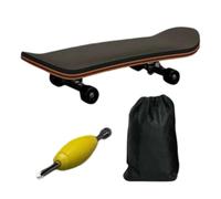 Générique Wood Fingerboard Skateboard-Pro Maple Deck with Fully Enclosed Bearings, Anti-Slip PU Grip Mat, High Performance Fingertip Game, Desktop Fidget Toy for Students & Teens | for Boys