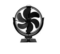 Génerique wood stove fan, Ventilateur de poêle non électrique rotatif à 360 degrés for foyer thermique alimenté par la chaleur, compatible avec les poêles à granulés et à bois.(DY916)