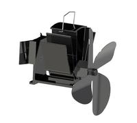 Génerique wood stove fan, Ventilateur magnétique for cheminées et conduits de cheminée, poêle à bois à combustion efficace, distribution domestique.