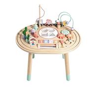 Générique Wooden Activity Table Gear Standing Bead Maze Learning Toy