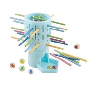 Générique Wooden Board Games, Wooden Sticks Dice Game, 9x16cm Math Educational Toy, Fine Motor Skill Game with Natural Style, Wood with Durable Build, Boys Girls for Preschool Classroom