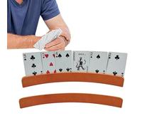 Générique Wooden Card Organizer Stand - Poker Game Tray, Durable Ergonomic Holders Provide Stable Support Easy Viewing for All Types of Games | Ideal for Home Games Nights, Tournaments, Social Play