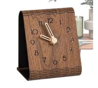 Générique Wooden Desk Clock Silent Accurate Time Alarm Table Decoration