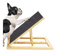 Générique Wooden Dog Scratch Board, Foldable Pet Scratching Pad, 14.96x9.84x5.91 inches Compact Natural Wood Exterior, Ideal for Indoor Outdoor Travel, Puppy Senior Claw Maintenance