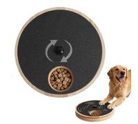 Générique Wooden Dog Scratching Post with Reward Box - Treat Compartment Nail File | Non-Slip Rotating Paw File for Dogs | Interactive Grooming Tool for Ñail Care, Positive Reinforcement Training