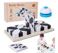 Générique Wooden Hidden Block Puzzle, Hidden Building Blocks Puzzles Toys, Hiding Blocks Puzzle,Wooden Cube Puzzle Blocks Games,Contain 40 Challenges Cards,Educational Assembly Puzzles (Two-Version)