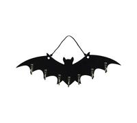Générique Wooden Key Rack - Rustic Halloween Bat Key Hanger | Entryway Wall Mount Organizer, Use For Keys Jewelry Towel Storage In Kitchen Closet Dorm Room Hallway Bedroom Holiday Decor Accent