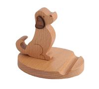Générique Wooden Phone Holder Stand-Solid Beech Desktop Smartphone Dock, Cell Phone Support for Desk & Nightstand, Universal Tablet Stand for Home Office & Travel | for