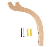 Générique Wooden Plant Wall Hooks - Rustic Heavy Duty Mount Bracket Hook, Natural Hanging Support, Flower Baskets Wind Chimes Planters | Durablee Garden Decor Accessory Indoor Outdoor Home Uses