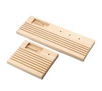 Générique Wooden Ruler Stand - Beech Craft Storage Rack, Quilting Ruler Organizer System, Sewing Tool Display Holder Unit, Bobbin Pin Sorting Frame | Accessory For Sewing Room Quilting Studio Use