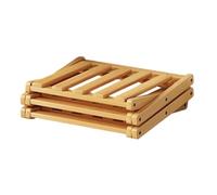 Générique Wooden Shoe Rack - 37cm, 3-Tier Shoe Organizer, Folding Design | No Assembly Required, Space-Saving Entryway Stand for Family, Friends, Students, Home, Indoor, Office, Study, Hallway