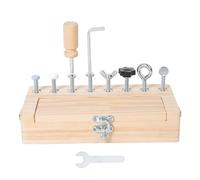 Générique Wooden STEM Screwdriver Board Construction Toy Child-Safe Play