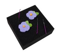 Générique Wool Needled Felting Pad - Rectangle Sponge Mat Wool Needled Felting Pad, Supplies | Knitting Tool for Home Dorm Apartment Needle Crafting Reusable Work Cushion Fiber Art Embroidery Stand