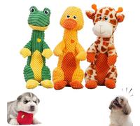 Générique Wowpetsmart Invincible Chewanimals,Durachew Dog Toy,Durachew Invincible Chewanimals for Dogs,Wowpetsmart for Heavy Chewers,Wowpetsmart Dog Chew Toys,Wowpetsmart Dog Toys (L,Cute Group)