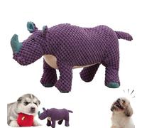 Générique Wowpetsmart Invincible Chewanimals,Durachew Dog Toy,Durachew Invincible Chewanimals for Dogs,Wowpetsmart for Heavy Chewers,Wowpetsmart Dog Chew Toys,Wowpetsmart Dog Toys (L,Rhino)