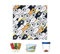 Générique Wrapping Lunch Cloth, Self-Adhesive Foldable 19.68 Inch Reusable
