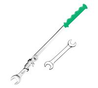 Générique Wrench Extender, Steel Bar, 19.69in Open-End Tool, Long Handle, Torque Amplifier for Hard Reach, Ratchet Extension, Labor Saving, Heavy Duty, Mechanical Aid, Workshop Use, Bolt Loosening