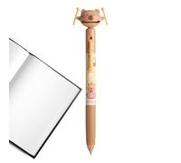 Générique Writing Pens, Retractable Capybara 0.5mm Ink Pens, Quick-Drying Smooth Writer, Cute Novelty Desk Tool, Fun School Stationery, Ideal for Girls, Boys, Kids, Students, 6.3 Inches