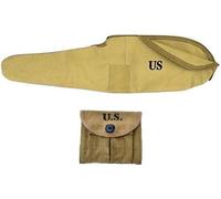 Générique WWII/WW2 U.S Army Carryin Original Case Canvas Bag for M1 Carbine and Pouch with Strap Marked US