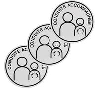 Générique X 3 - Disque Magnétique Conduite Accompagnée - Diamètre 15 cm