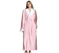 Générique Xmas Peignoir De Bain Femme Sortie Peignoirs Homme Robe Personnalisé Ignoir Grand Taille Éponge Résistant Eponge Nid Dabeille Grande Léger Adulte Unisexe Capuchon Kimono Rose M