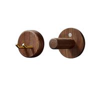 Générique yaoqijie Ensemble de Support Mural for sèche-Cheveux Compatible avec Le Support de sèche-Cheveux en Bois Massif Dyson Lasting (Color : Brown)